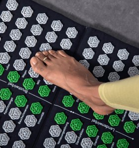 Acupressure mat Lotus with pressure points