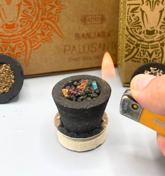 Banjara Resin Cups met Frankincense (6 stuks)