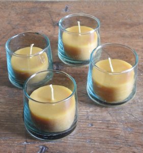 Beldi beewax candle (single or set of 4)