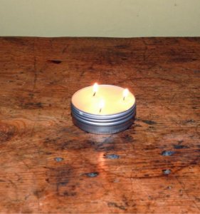 Candle tin (slow burning)