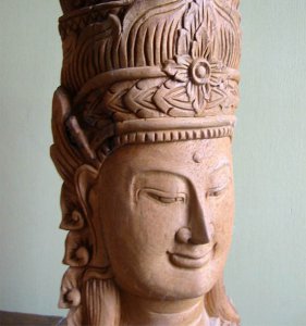 Buddha Head (tree log)