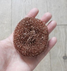 Copper scrub sponges (2 pieces)