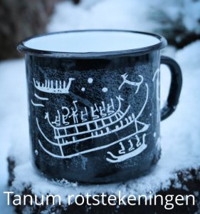 Enamel mug 380 ml Wulflund (several versions)