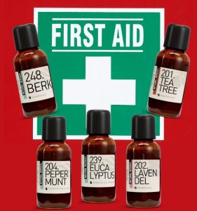 Essential oils first aid kit
