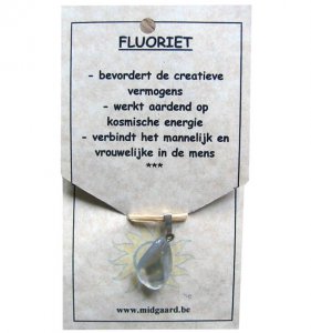 Fluorite pendant
