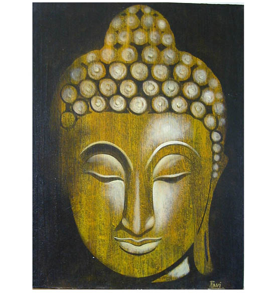 Head of Buddha (yellow)
