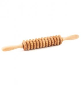 Houten Maderotherapie Massageroller ‘Koker’ – Triggerpoint & Cellulite Tool