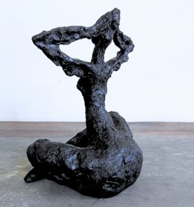 Mae sculptuur, abstract vrouwelijk beeld