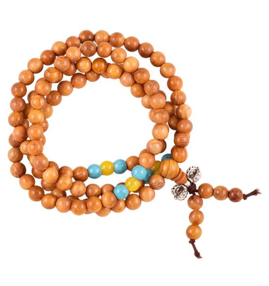 Mala with vajra (108 beads)