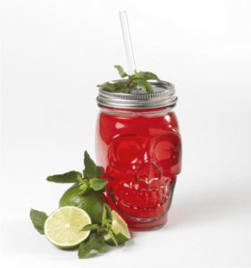 Mason jar skull (0.5 litre)