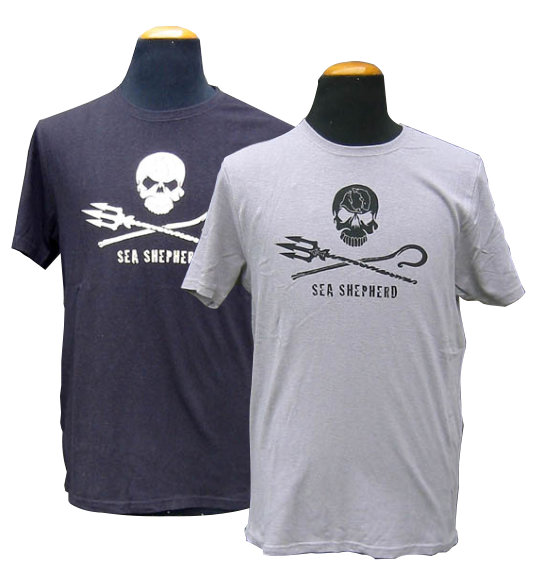 Men's Sea Shepherd Classic t-shirt (zwart en grijs)