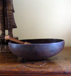 Old Nepalese singing bowl