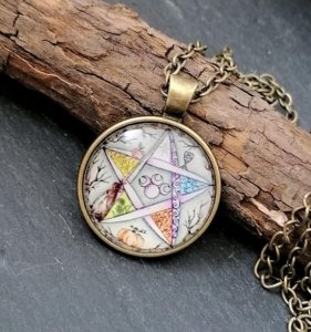 Pentagram hanger wicca