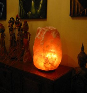 Rock salt lamp (66 kg)