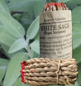 Rope Incense (40 pcs) – White Sage