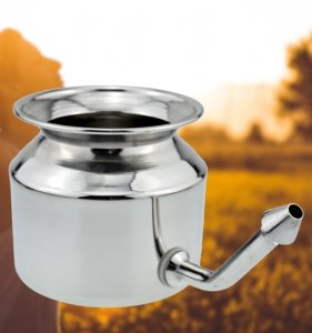 RVS neti pot Classic – duurzame ayurvedische neusspoeling