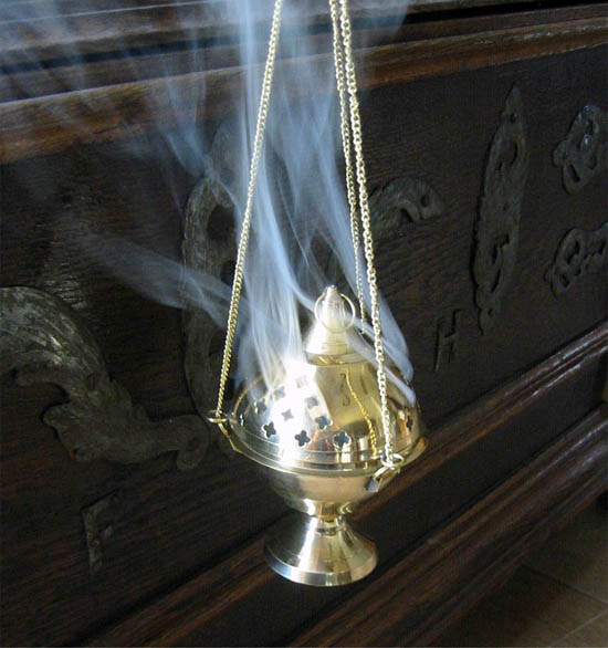 Traditional Church incense vessel (Thurible)
