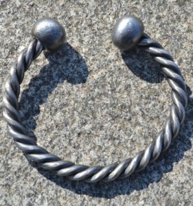 Viking bracelet Torque twisted