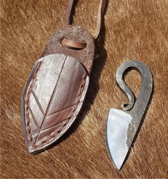 Viking neck knife (forged)