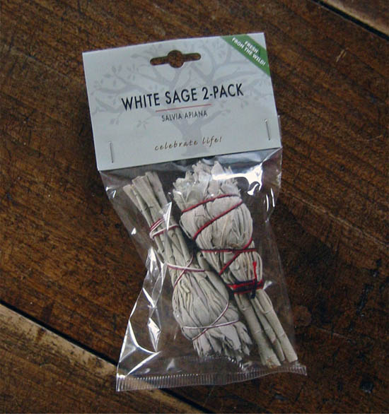 Witte salie "baby" smudge sticks (2st)