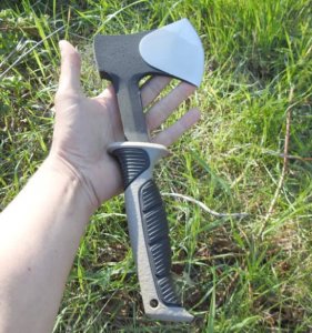 Xtreme weather outdoor utility set (knife, axe, thermos)